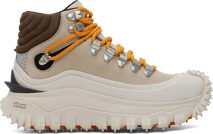 Moncler Beige Trailgrip GTX Ankle Boots