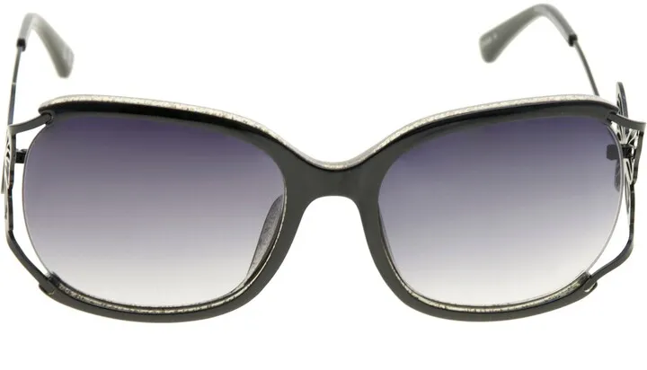 Butterfly 57mm Gradient Oval Sunglasses