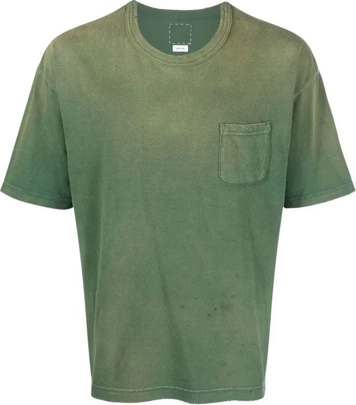 Green Amplus Crash Cotton T-Shirt