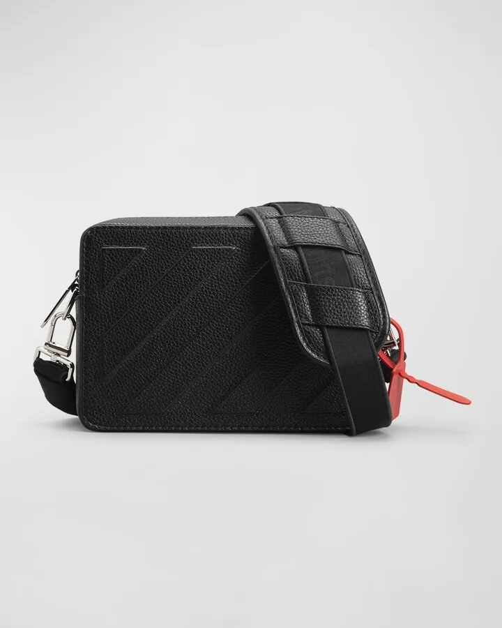 Men's Binder Leather Crossbody Bag