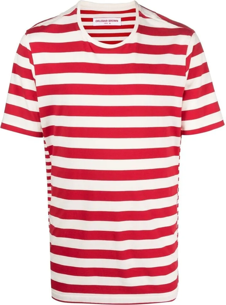 Nicolas striped short-sleeved T-shirt