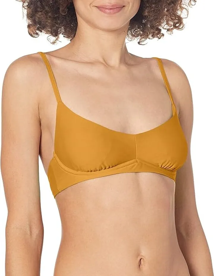 Body Glove Women's Standard Smoothies Palmer Underwire Adjustable Bikini Top Swimsuit (Sundream) Women's Swimwear