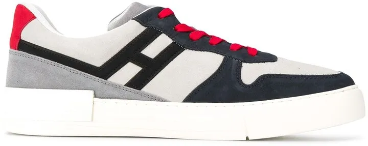 Rebel panelled low-top sneakers