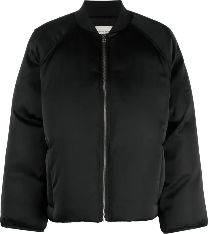 Black Dion Padded Bomber Jacket