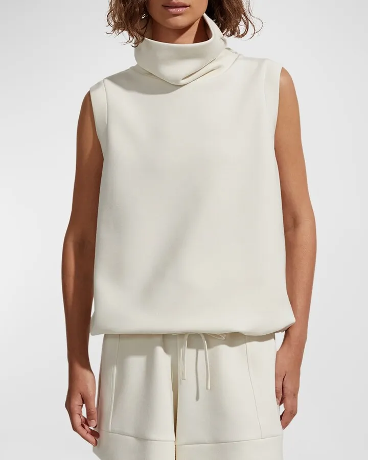 Leigh High-Neck Tank Top