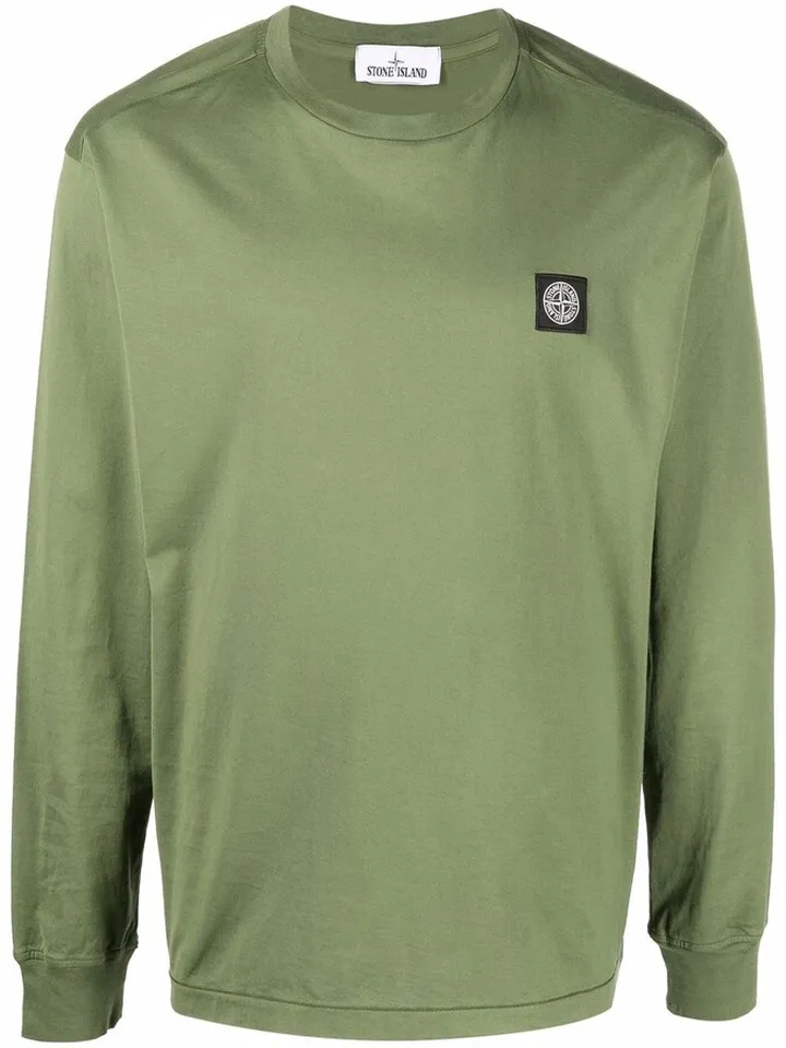Compass patch long-sleeve T-shirt