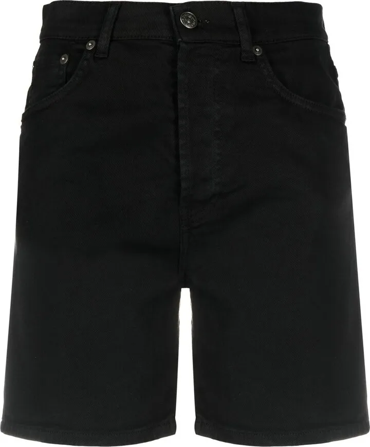 High-Waisted Denim Shorts