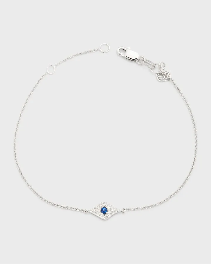 Mini Diamond Evil Eye Bracelet