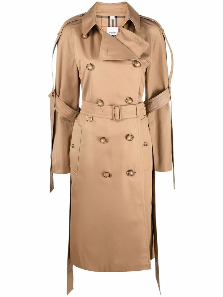 BURBERRY- Bramber Cotton Trench Coat