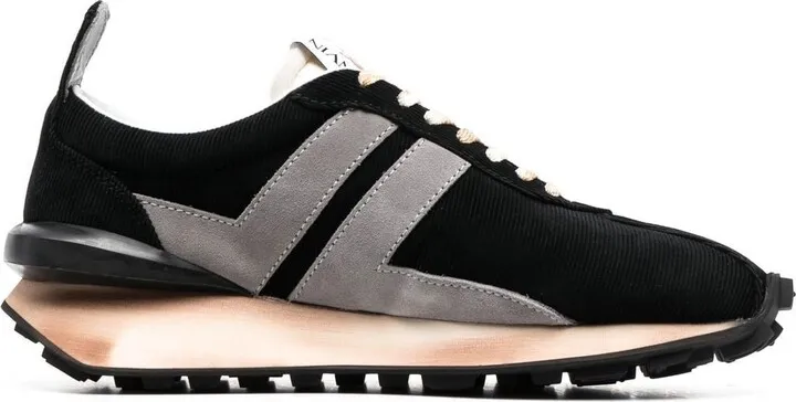 Panelled Low-Top Sneakers