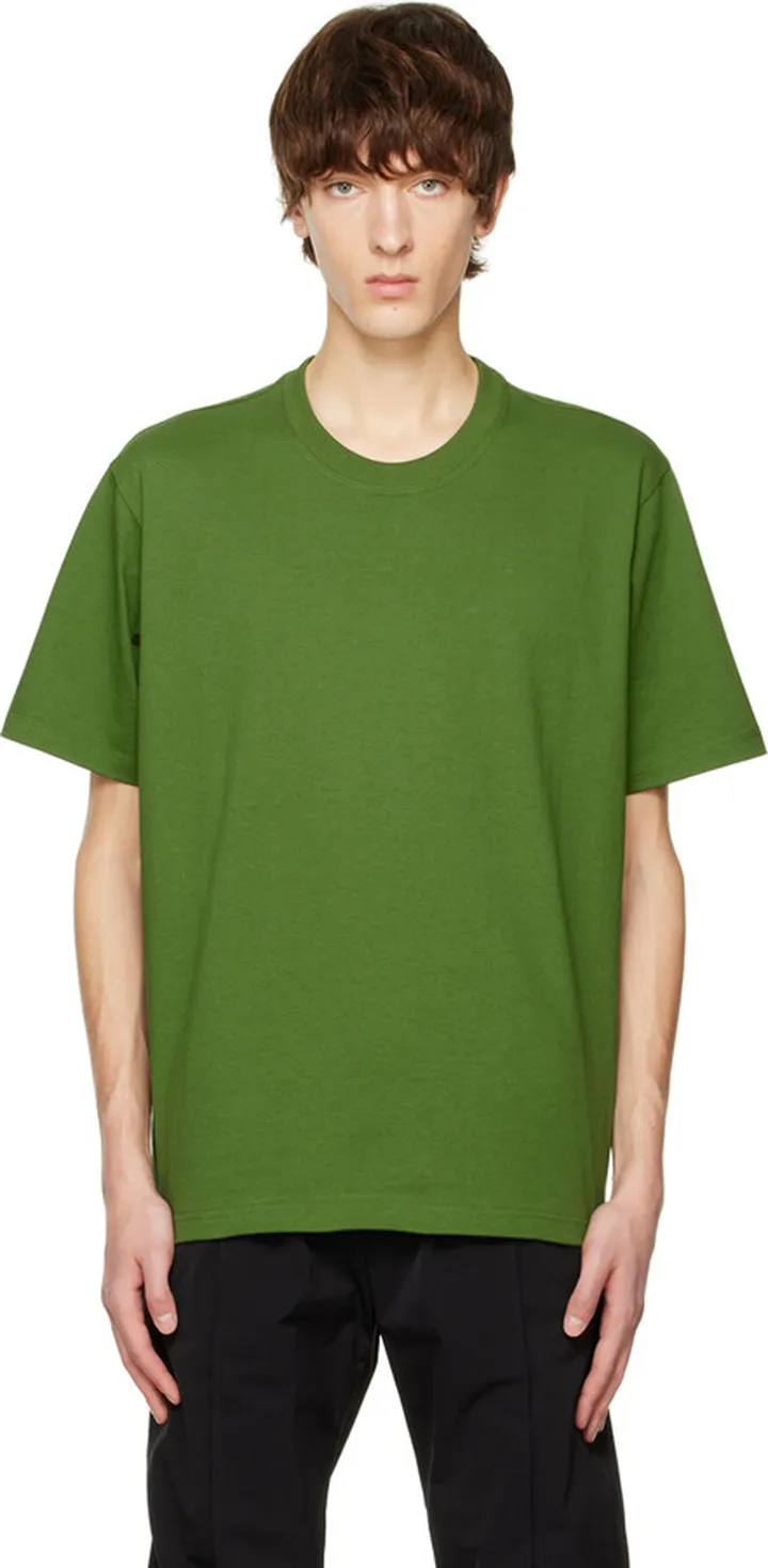 Bottega Veneta Green Crewneck T-Shirt
