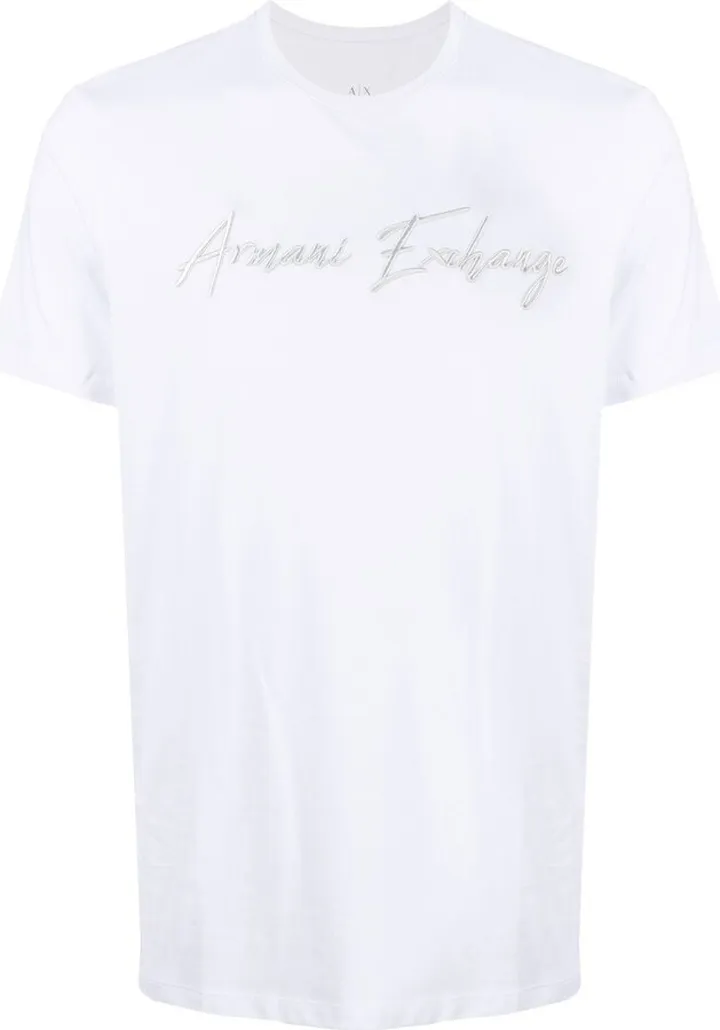 logo-embroidered cotton T-shirt