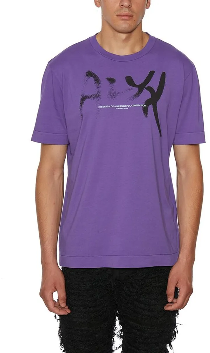 1017 ALYX 9SM Meaningful Connection Spray Logo-Print T-Shirt