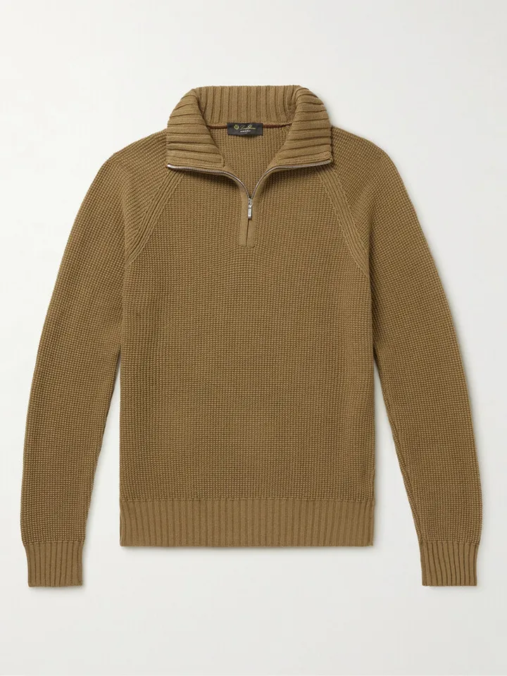 Cashmere Half-Zip Sweater