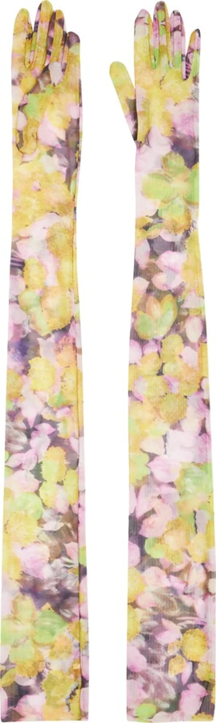 Floral Mesh Gloves