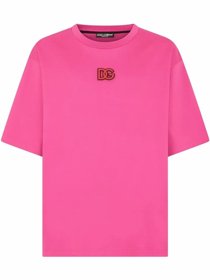 logo-patch oversized T-shirt