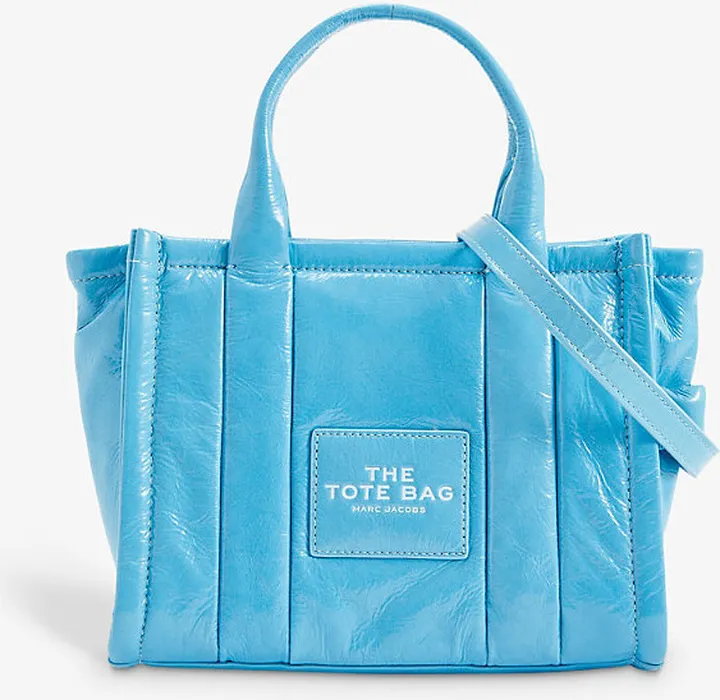 Womens Air Blue The Tote Mini Patent-leather Tote bag