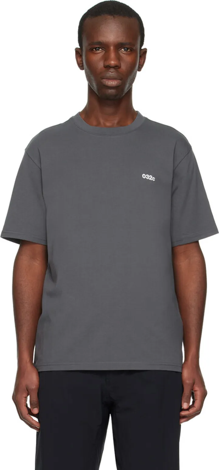 032c Gray Printed T-Shirt