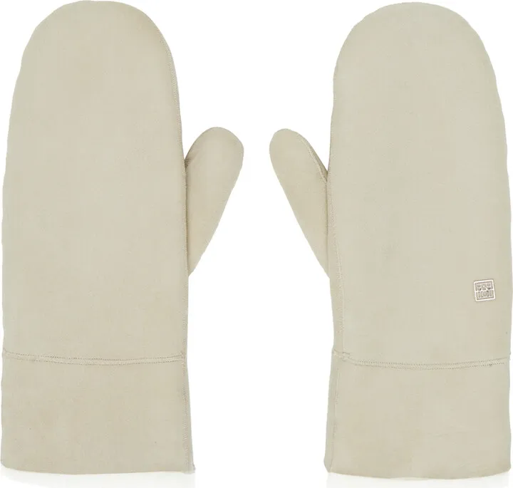 Totême White Hardware Gloves