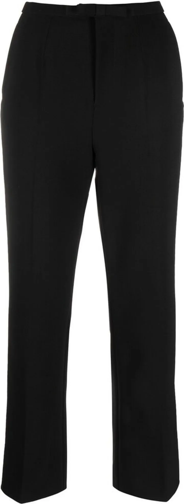 Cropped Straight-Leg Trousers
