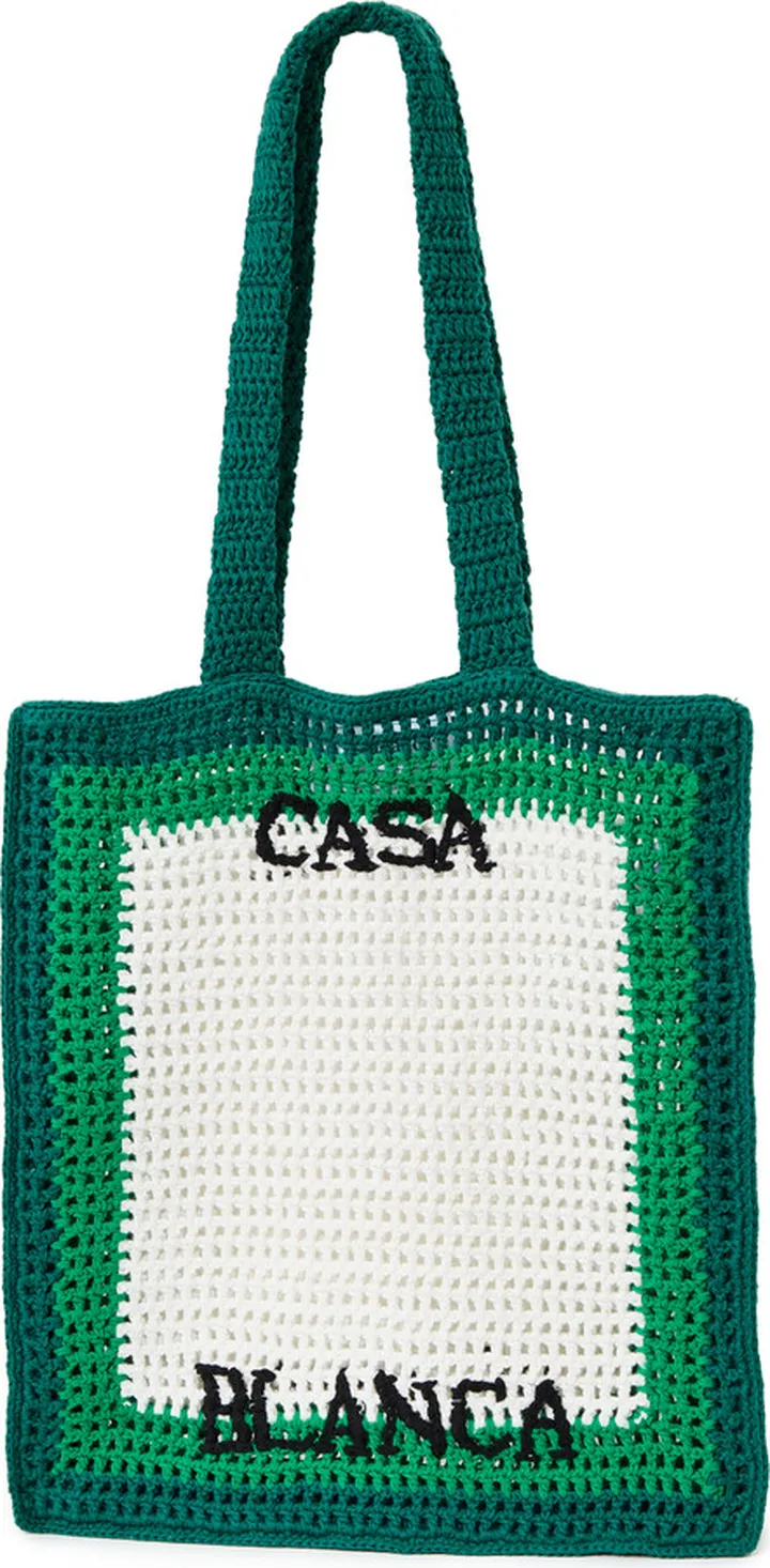 Casablanca Crochet Tennis Bag