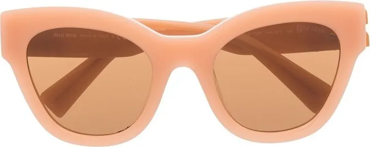 Logo-Plaque Cat-Eye Sunglasses