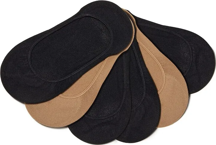 Kelly & Katie Microfiber No Show Liners 6 Pack