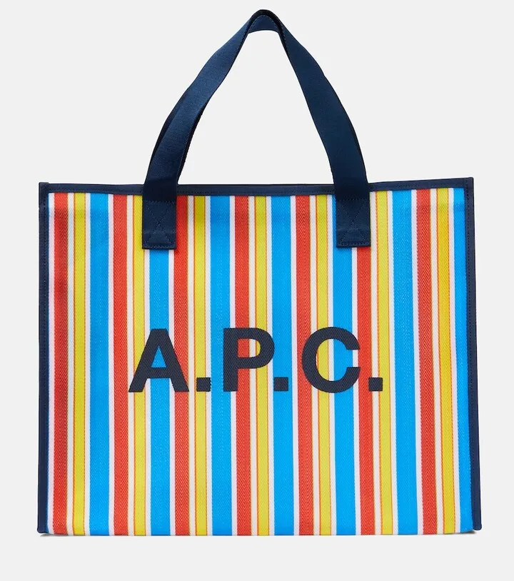 Johanna striped tote bag