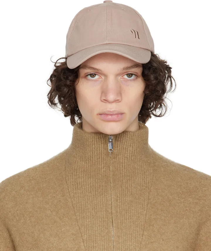 Nanushka Taupe Amoy Baseball Cap