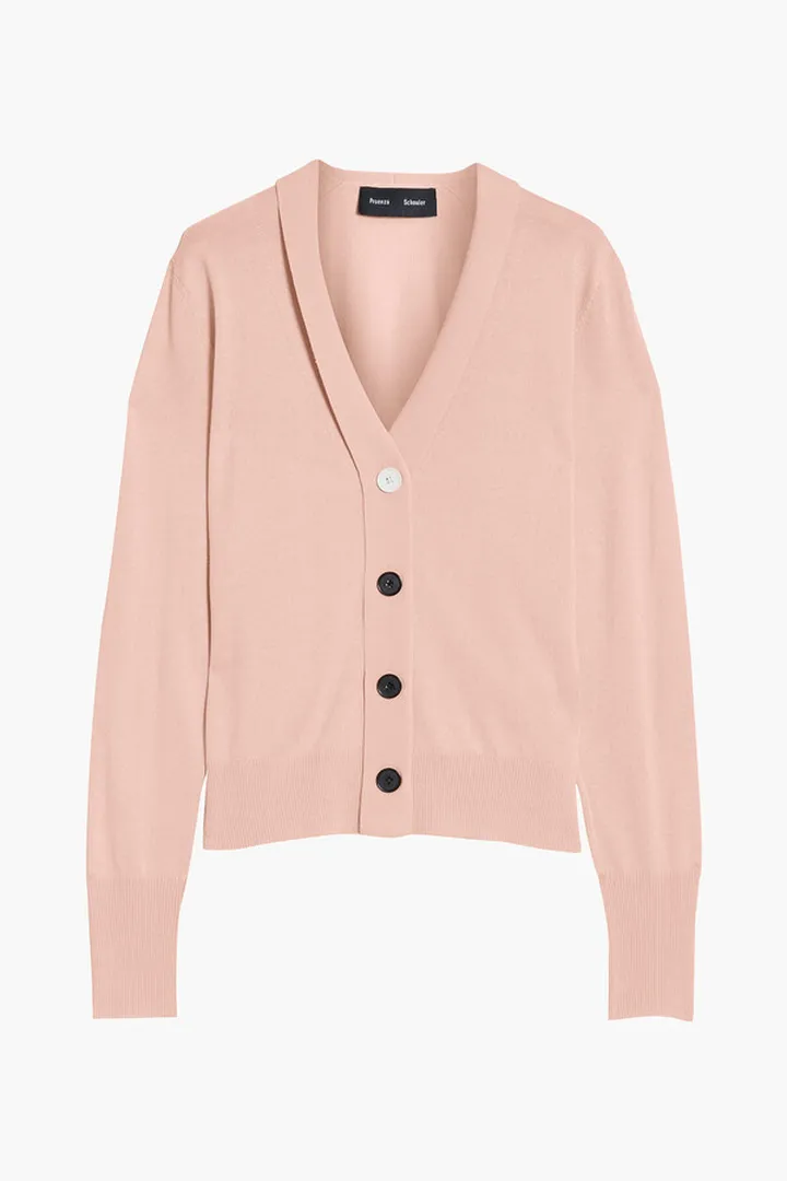 Silk-blend cardigan