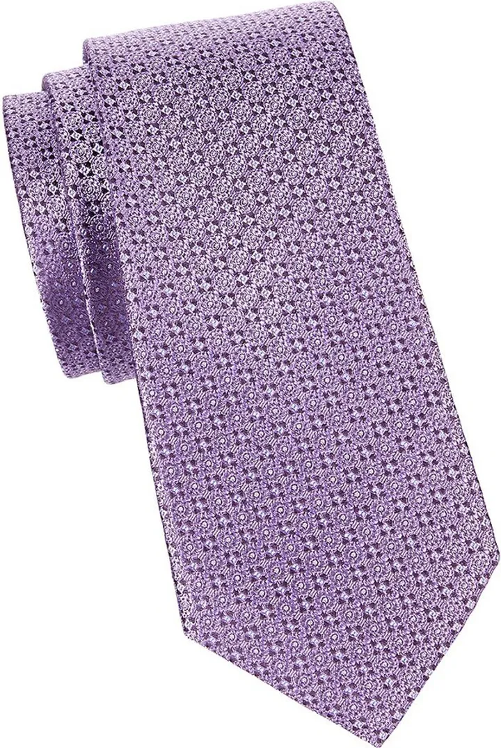 Medallion Silk Jacquard Tie