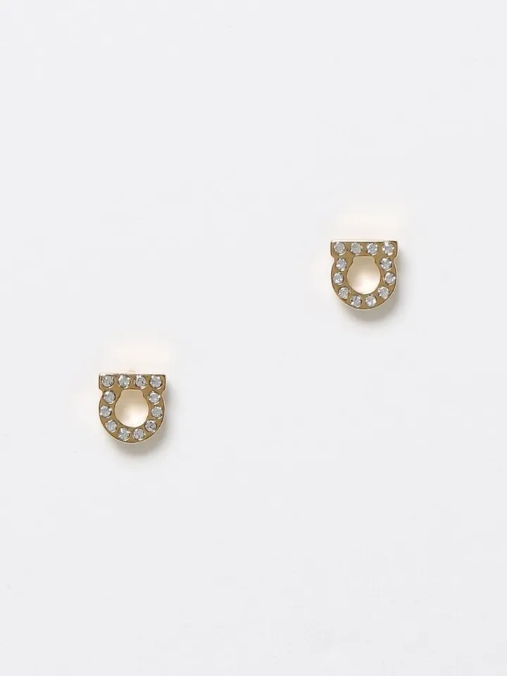Salvatore Ferragamo Gancini earrings