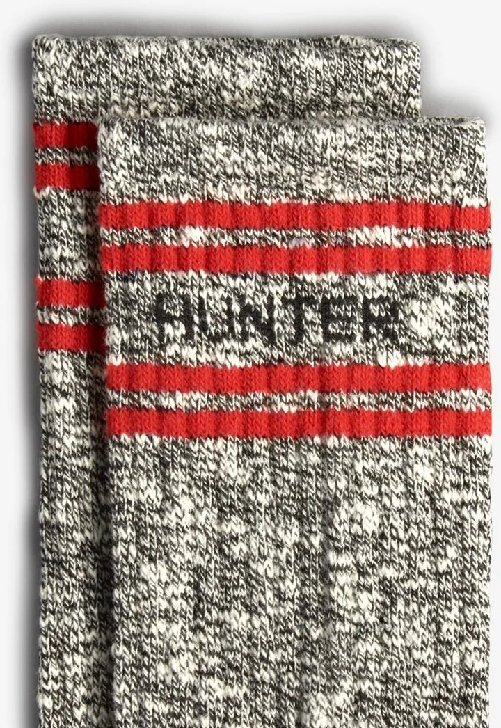 Branded College Mouline Tall Socks