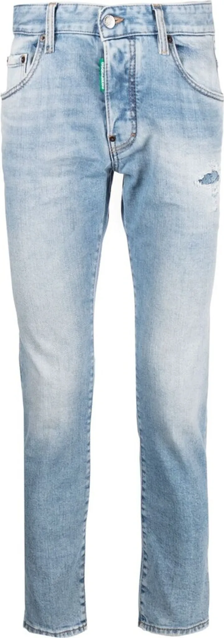 Skinny Washed Denim Jeans