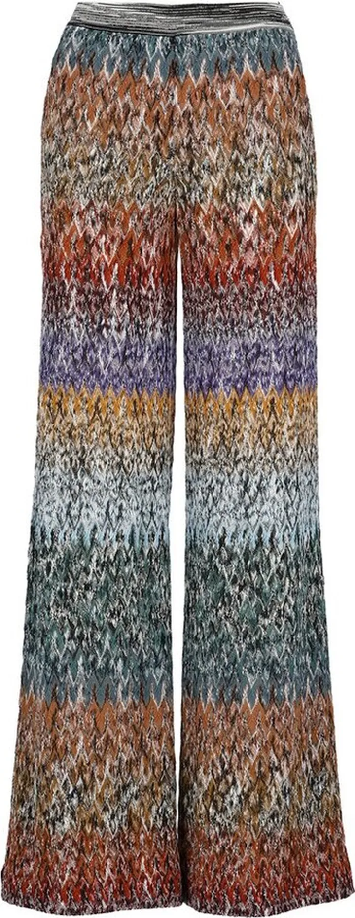 Missoni Straight-Leg Striped Knitted Trousers