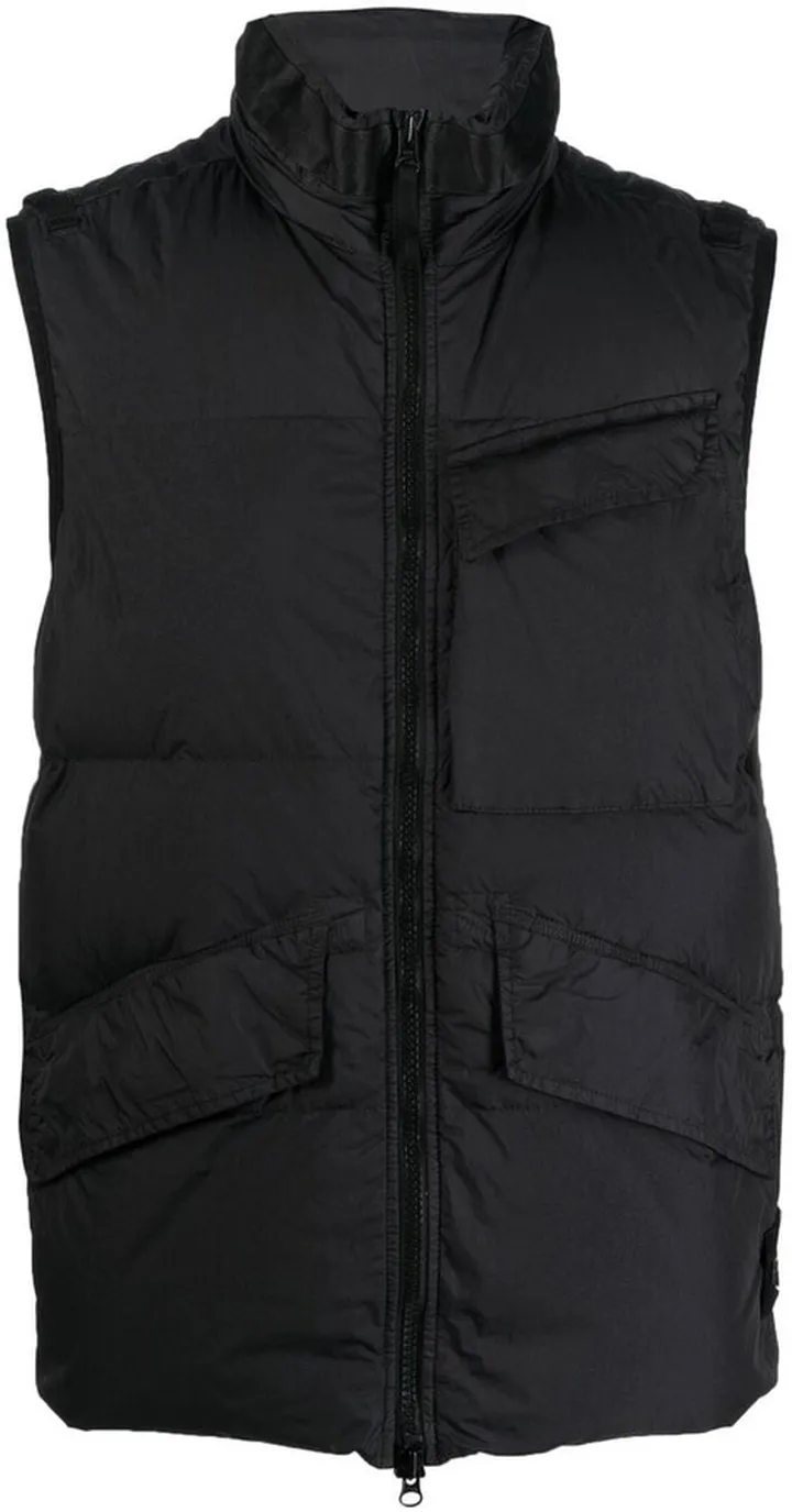 Padded Funnel-Neck Jacket