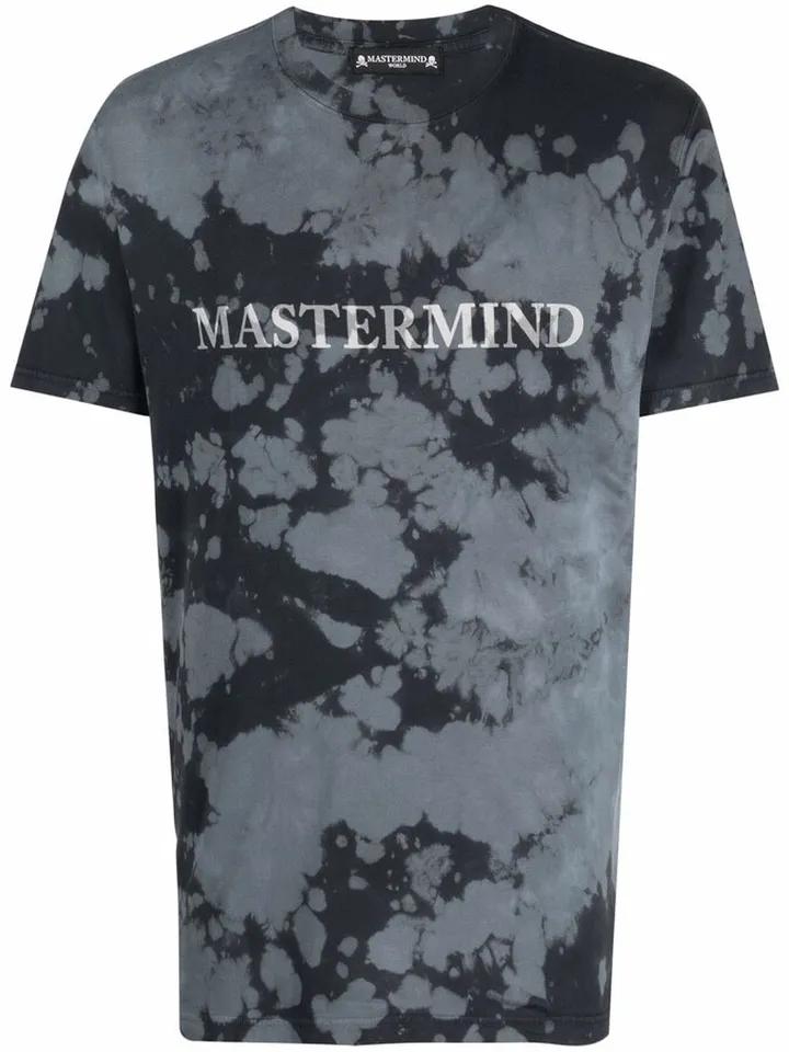 bleached-effect cotton T-shirt
