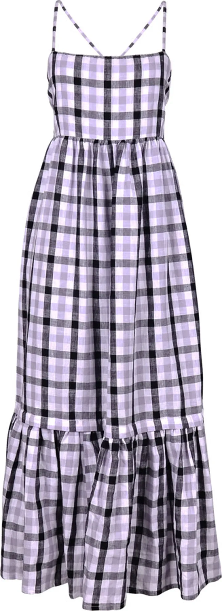 puka - Blue Check Bingin Dress