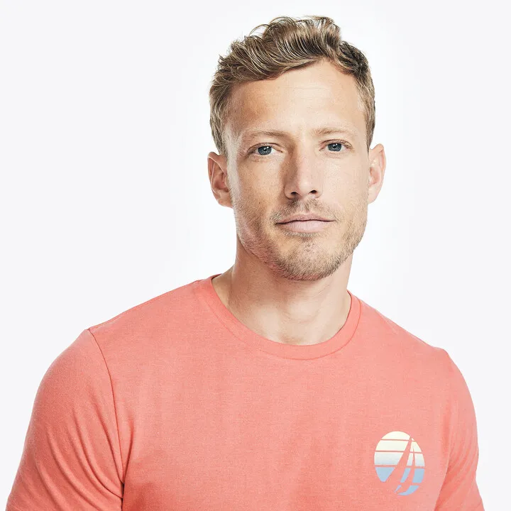 Sustainably Crafted Surfing Graphic T-Shirt