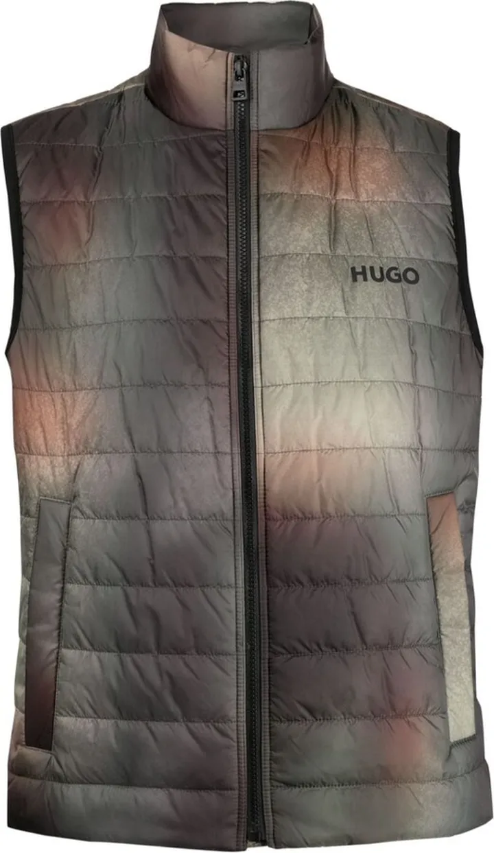 Logo-Print Padded Gilet