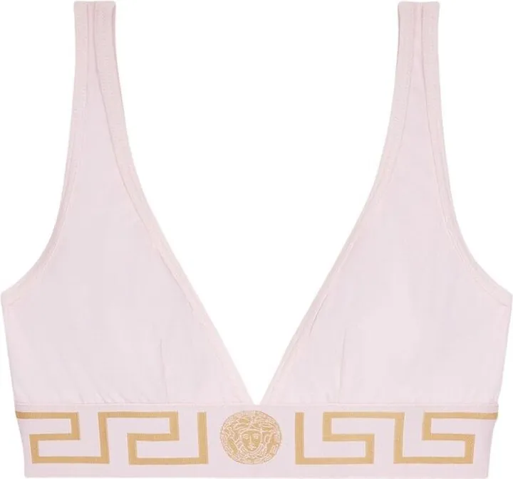 Versace Medusa Band V-Neck Bra