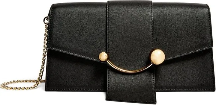 Strathberry Leather Mini Crescent Bag
