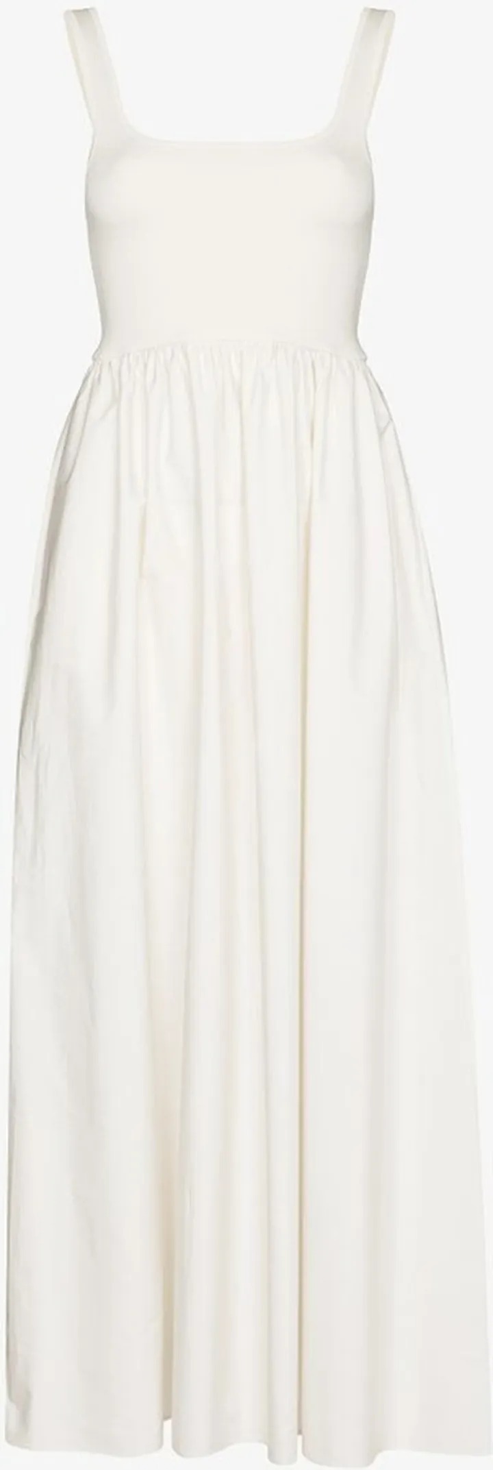 Square Neck Midi Dress