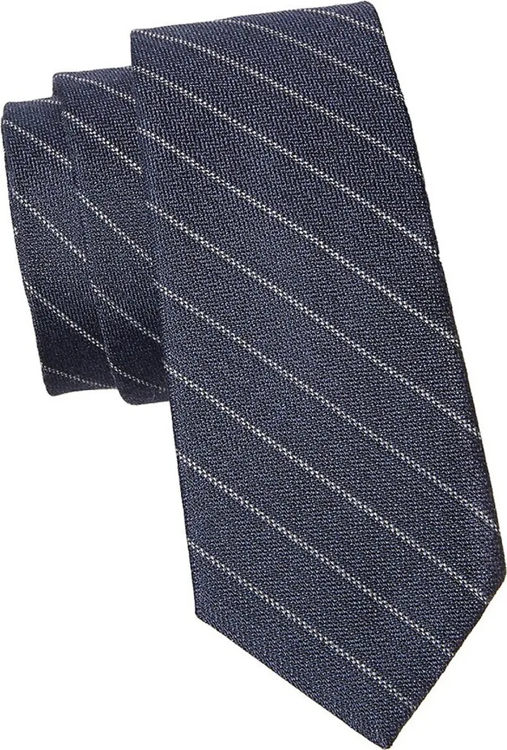Roadster Stripe Silk & Wool Tie