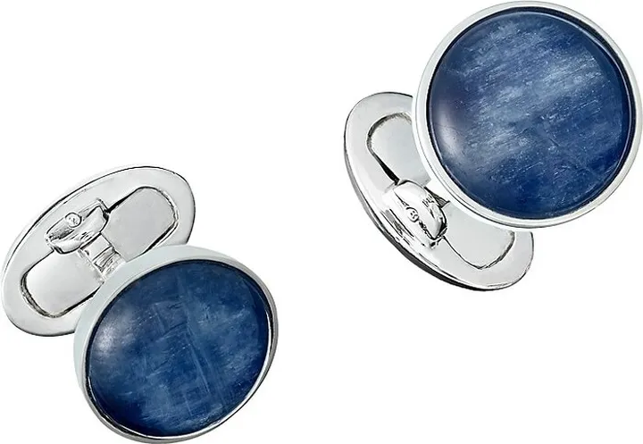 925 Sterling Silver & Kyanite Cuff Links