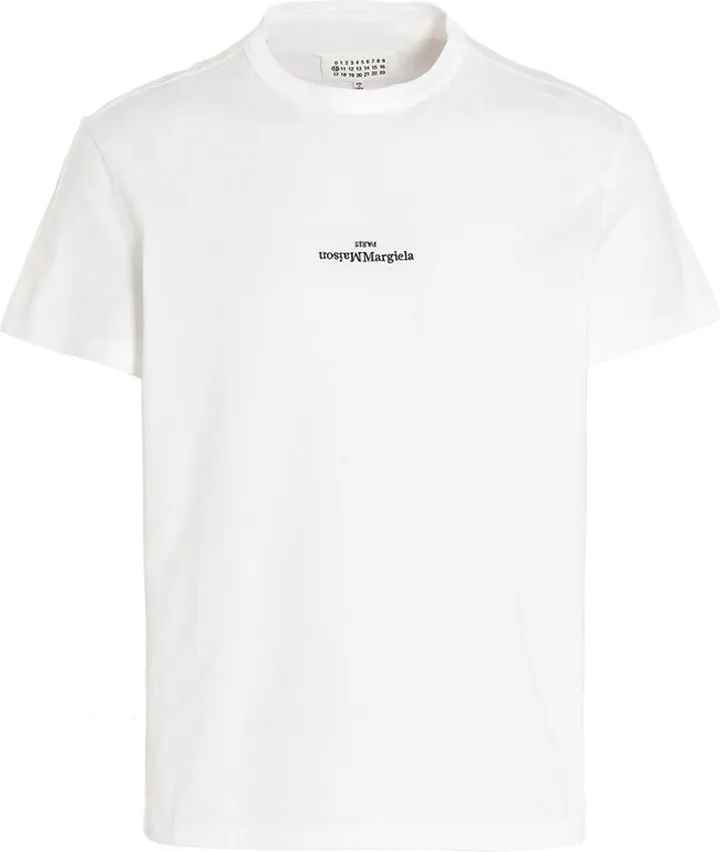 Maison Margiela Logo Printed Crewneck T-Shirt