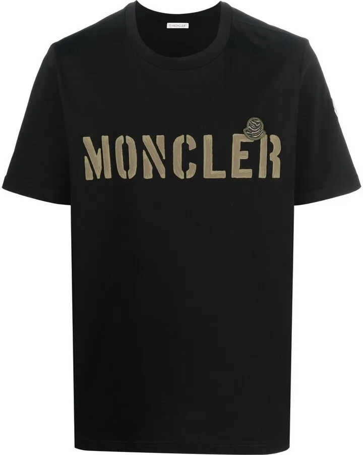 Black Logo Print T-Shirt