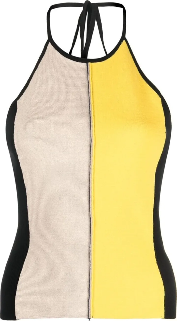 Halterneck Knitted Top
