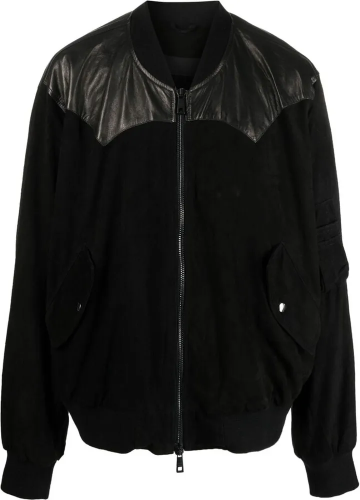 Leather Bomber Jacket