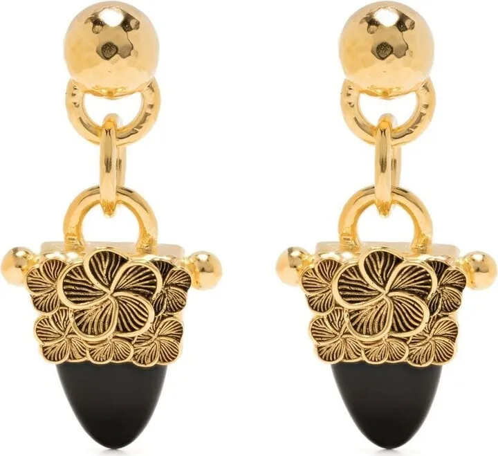 Dallah onyx earrings
